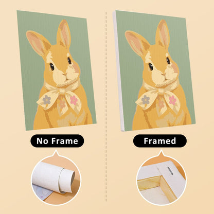 No frame vs. framed canvas