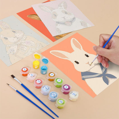 Bunny Friends mini painting set