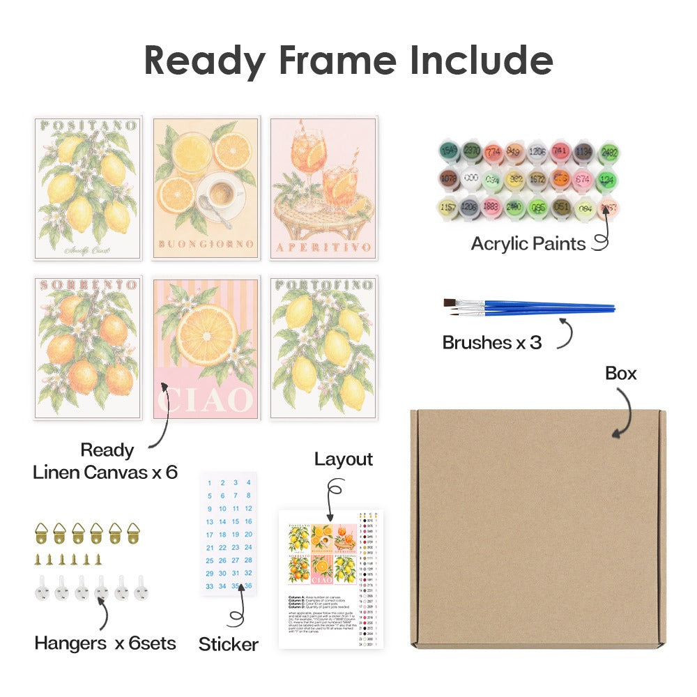 What's included with the framed canvas version