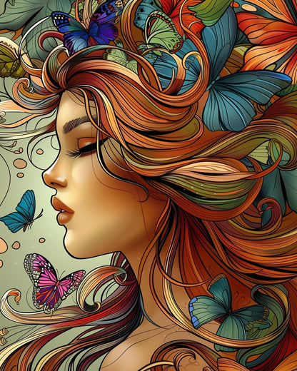 Butterfly Dreamscape - Bohemian Vibes - Judy Paint