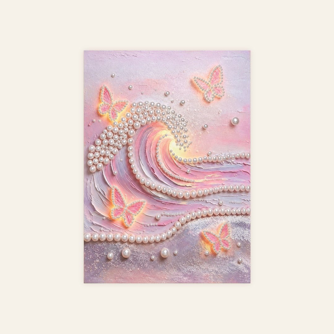 Butterfly Tides of Enchantment – Pearl Painting - Judy Paint