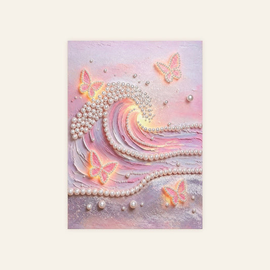 Butterfly Tides of Enchantment – Pearl Painting - Judy Paint