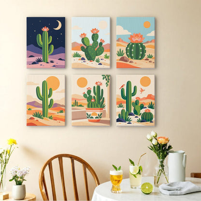 Cactus Country mini painting set