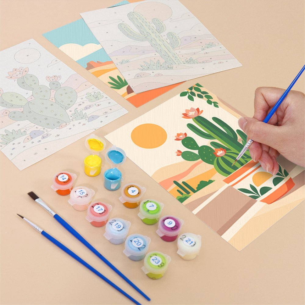 Cactus Country mini painting set