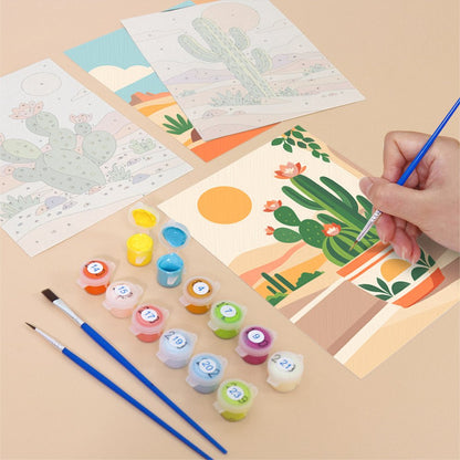 Cactus Country mini painting set