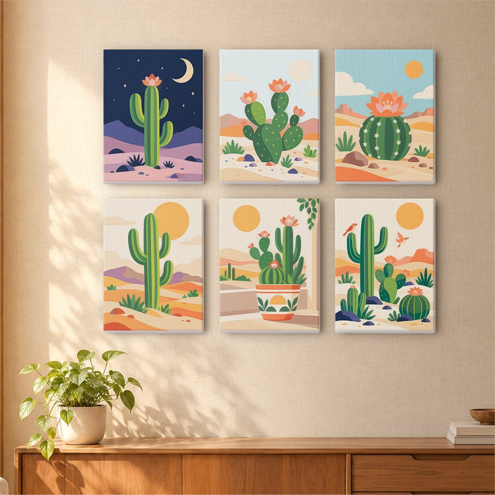 Cactus Country mini painting set
