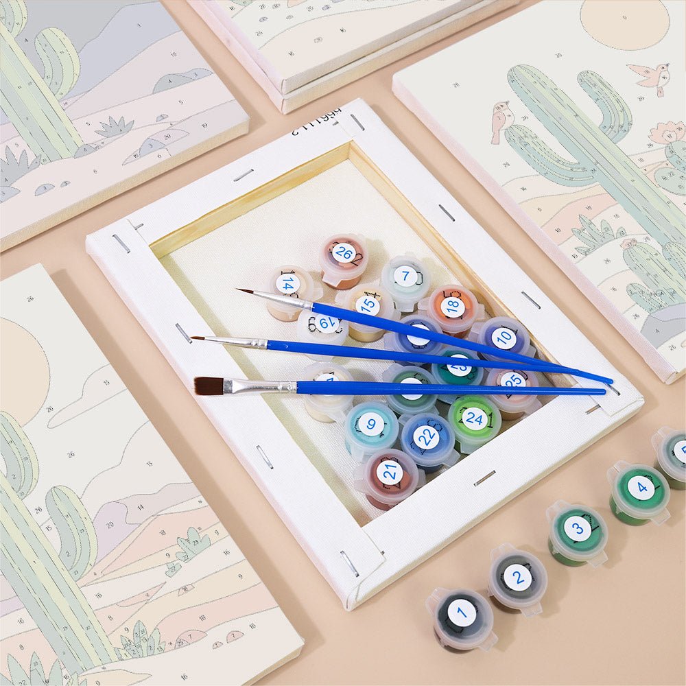 Cactus Country mini painting set