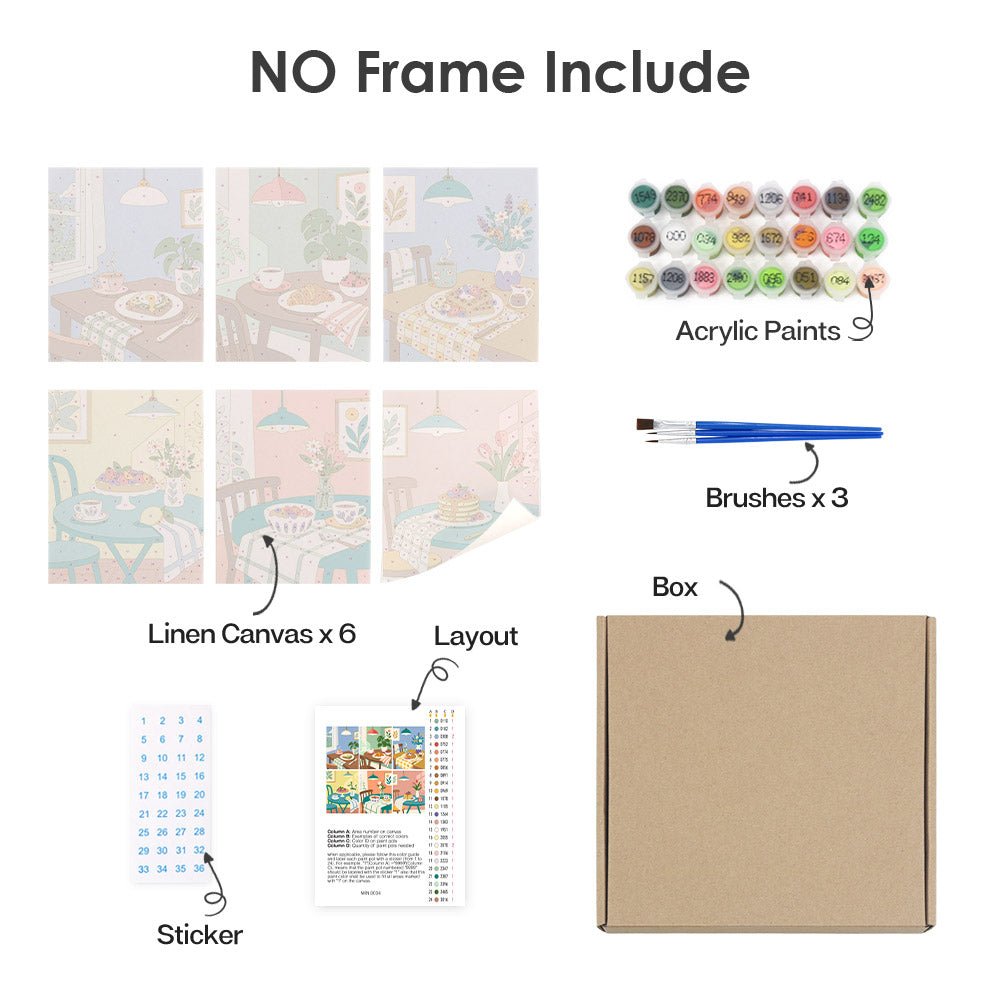 What's included with the no-frame version