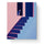 Cat on Abstract Stairs - Minimalistic