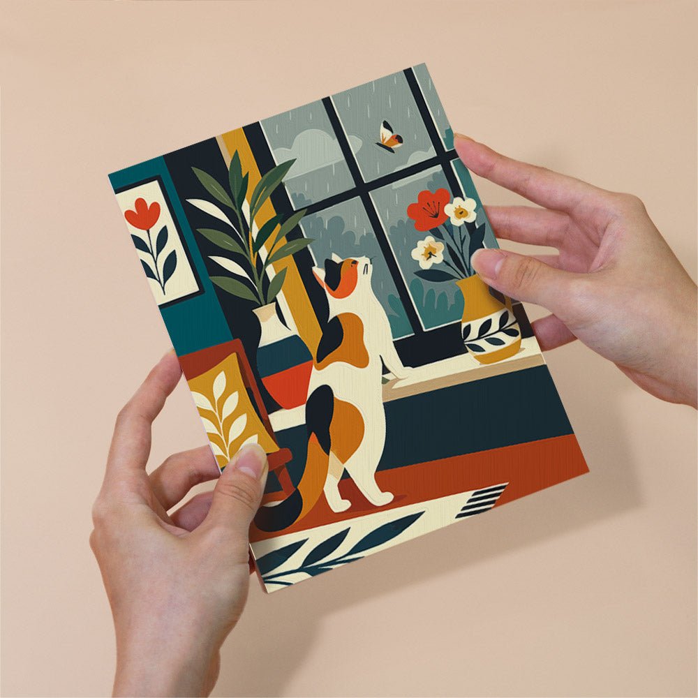 Cats by the Window mini painting set