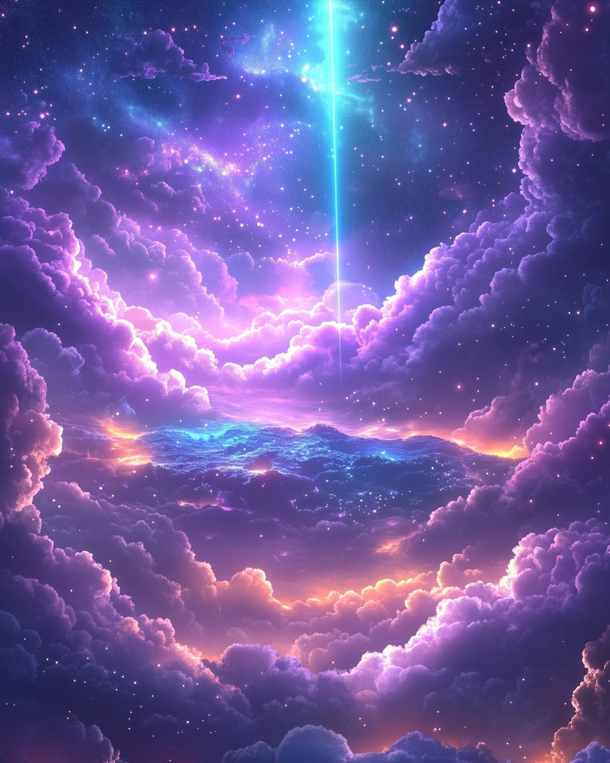Celestial Dreams - Galaxies - Judy Paint