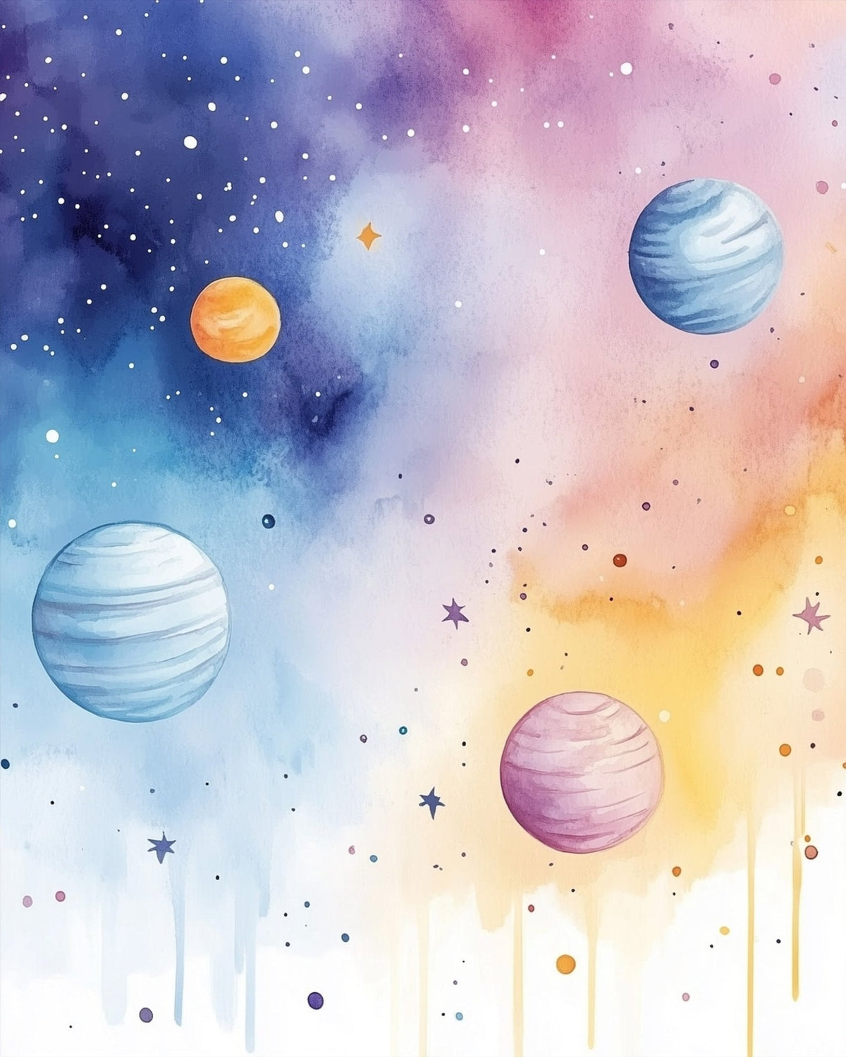 Celestial Harmony - Galaxies - Judy Paint