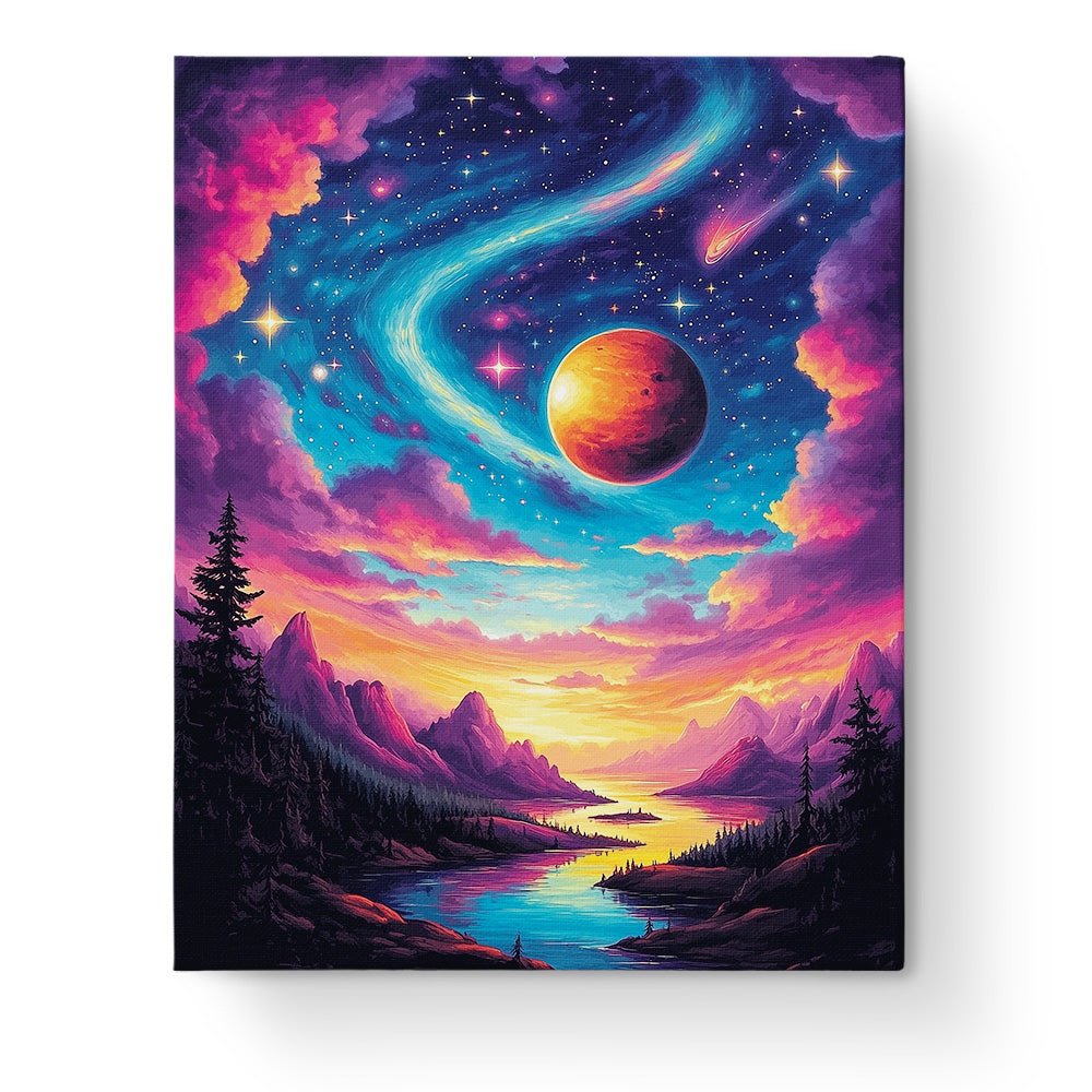 Celestial Serenity - Galaxies - Judy Paint