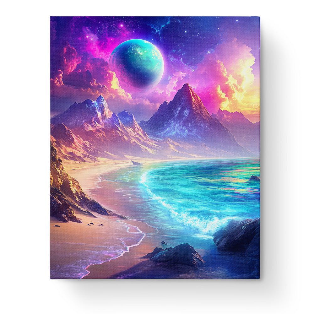 Celestial Shores Bliss - Galaxies - Judy Paint