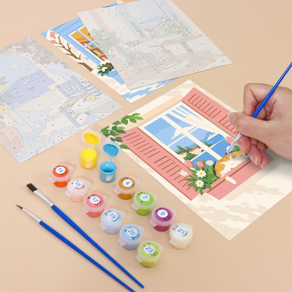 Charming Doorways mini painting set