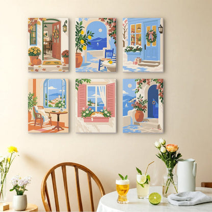 Charming Doorways mini painting set