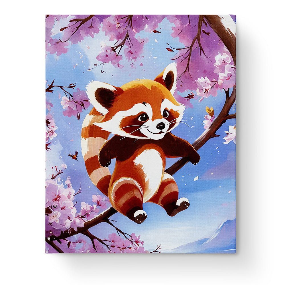 Cheerful Panda Blossom - Kids - Judy Paint