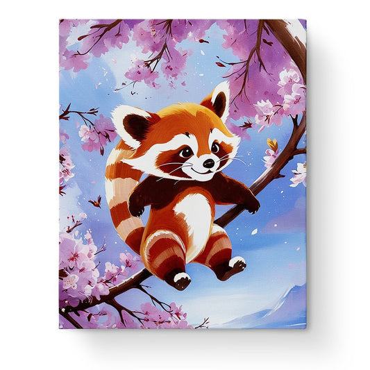 Cheerful Panda Blossom - Kids - Judy Paint