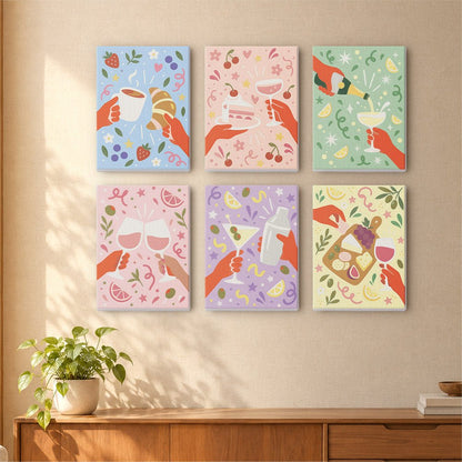 Cheers Darling mini painting set