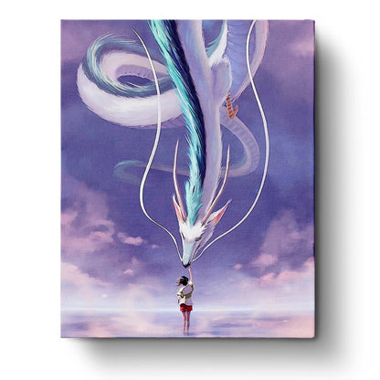Chihiro and Haku Bonding - Anime - Judy Paint
