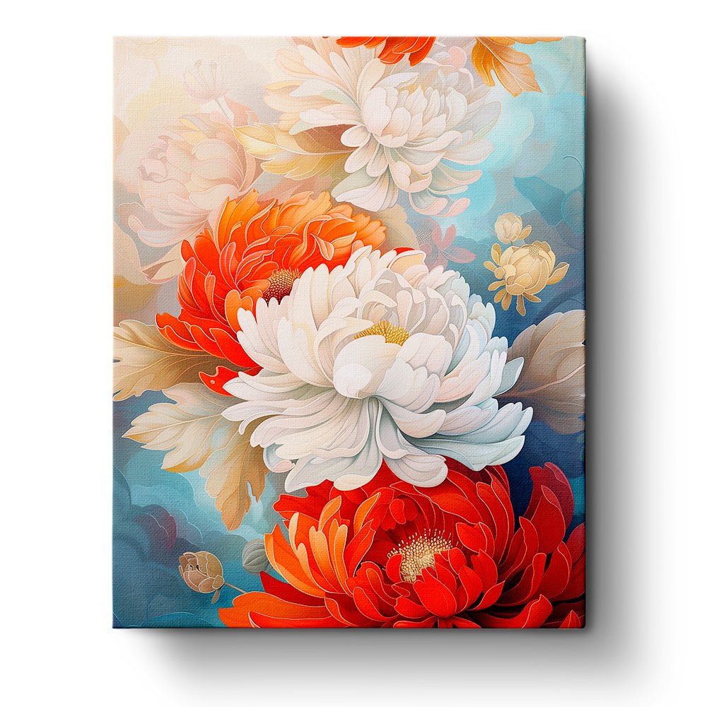 Chrysanthemum Harmony - Bohemian Vibes - Judy Paint