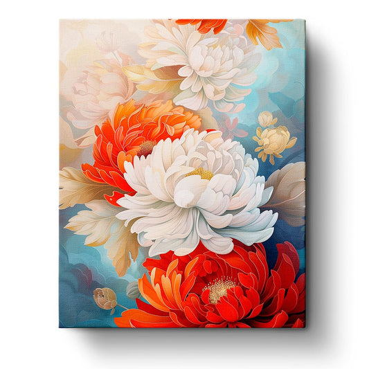 Chrysanthemum Harmony - Bohemian Vibes - Judy Paint