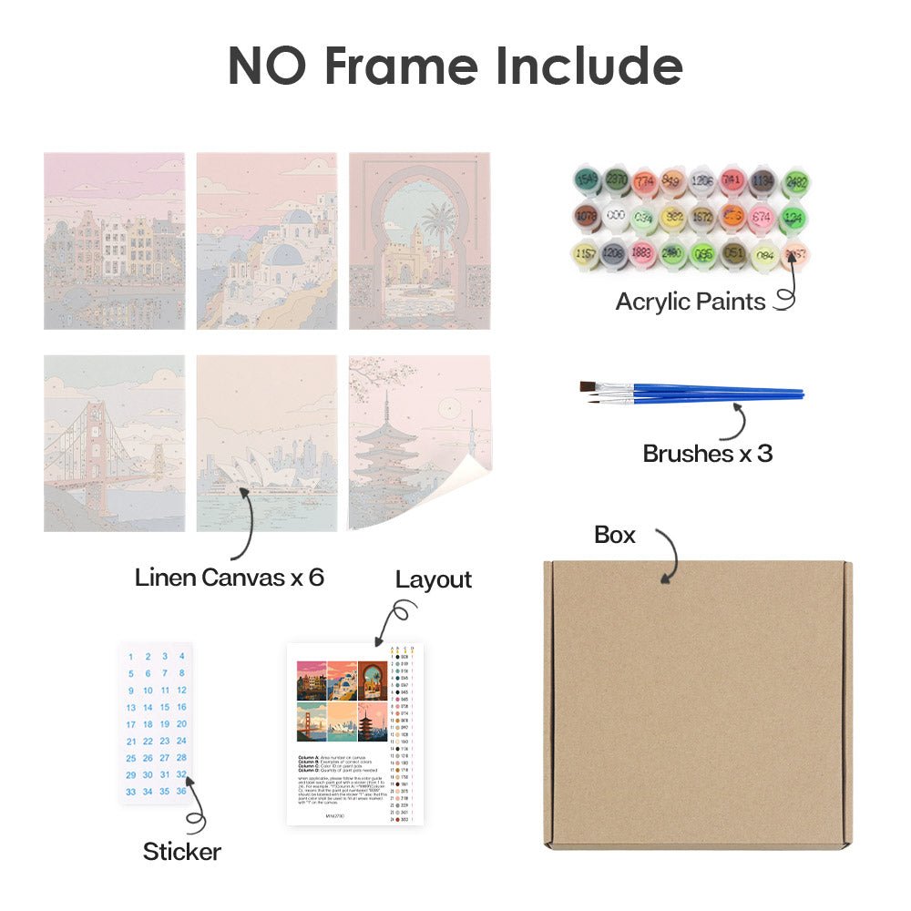 What's included with the no-frame version