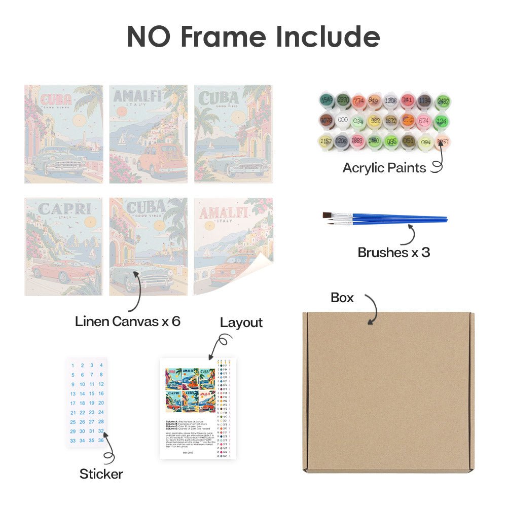 What's included with the no-frame version