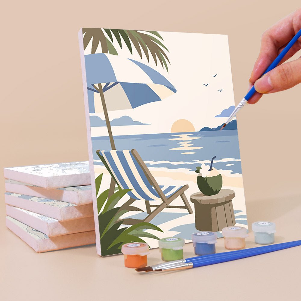 Coastal Blues mini painting set
