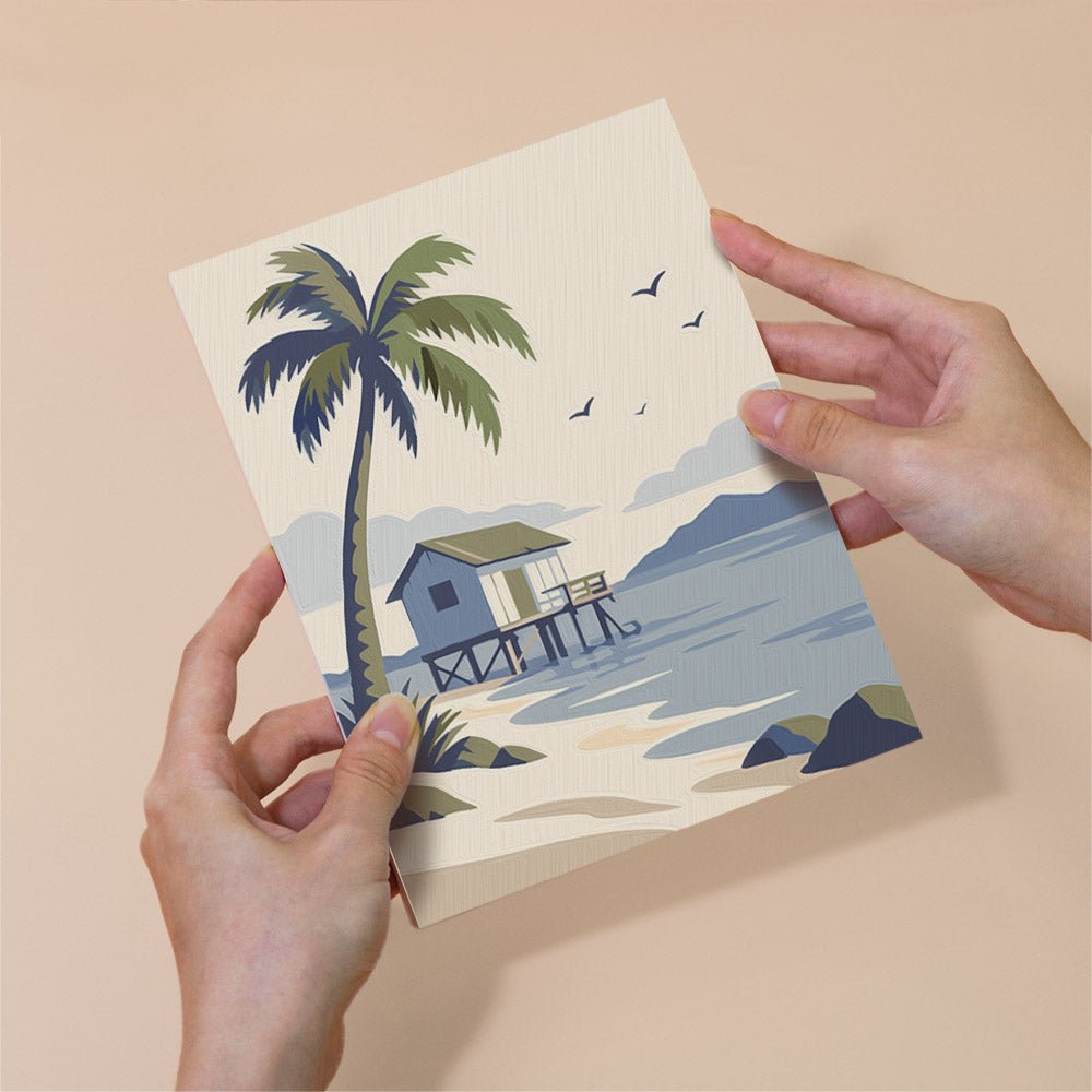 Coastal Blues mini painting set