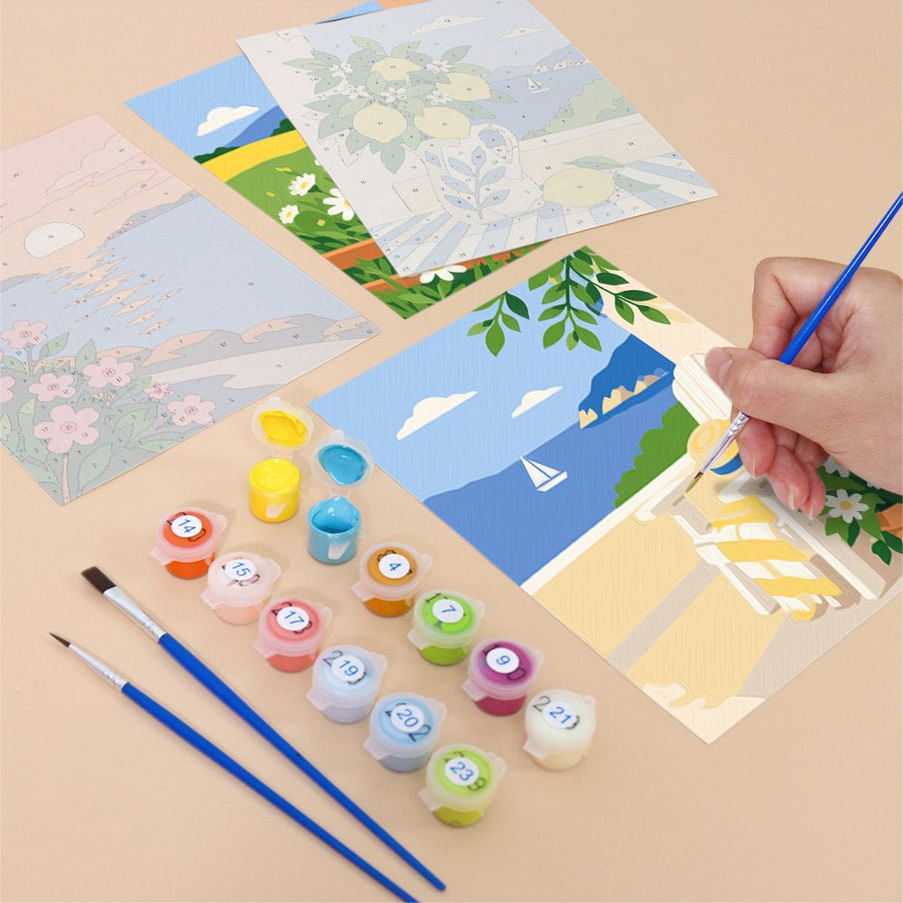 Coastal Daydreams mini painting set