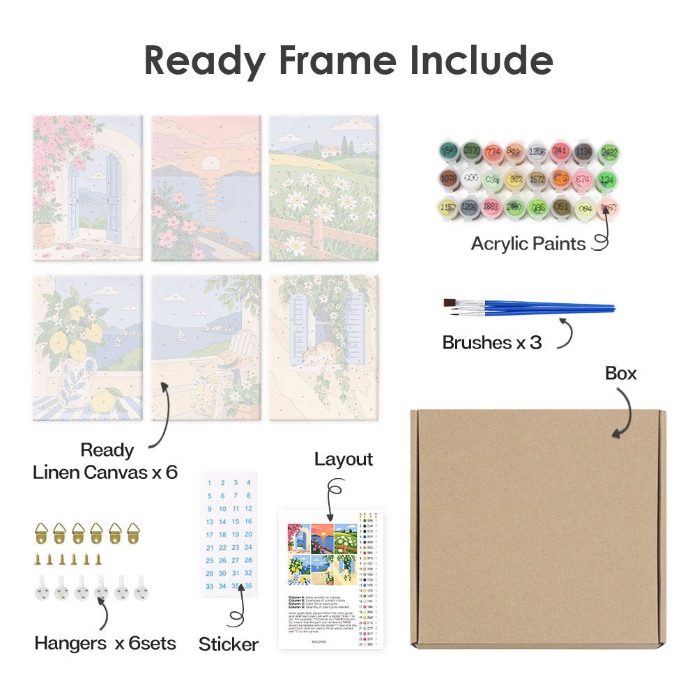 What's included with the framed canvas version