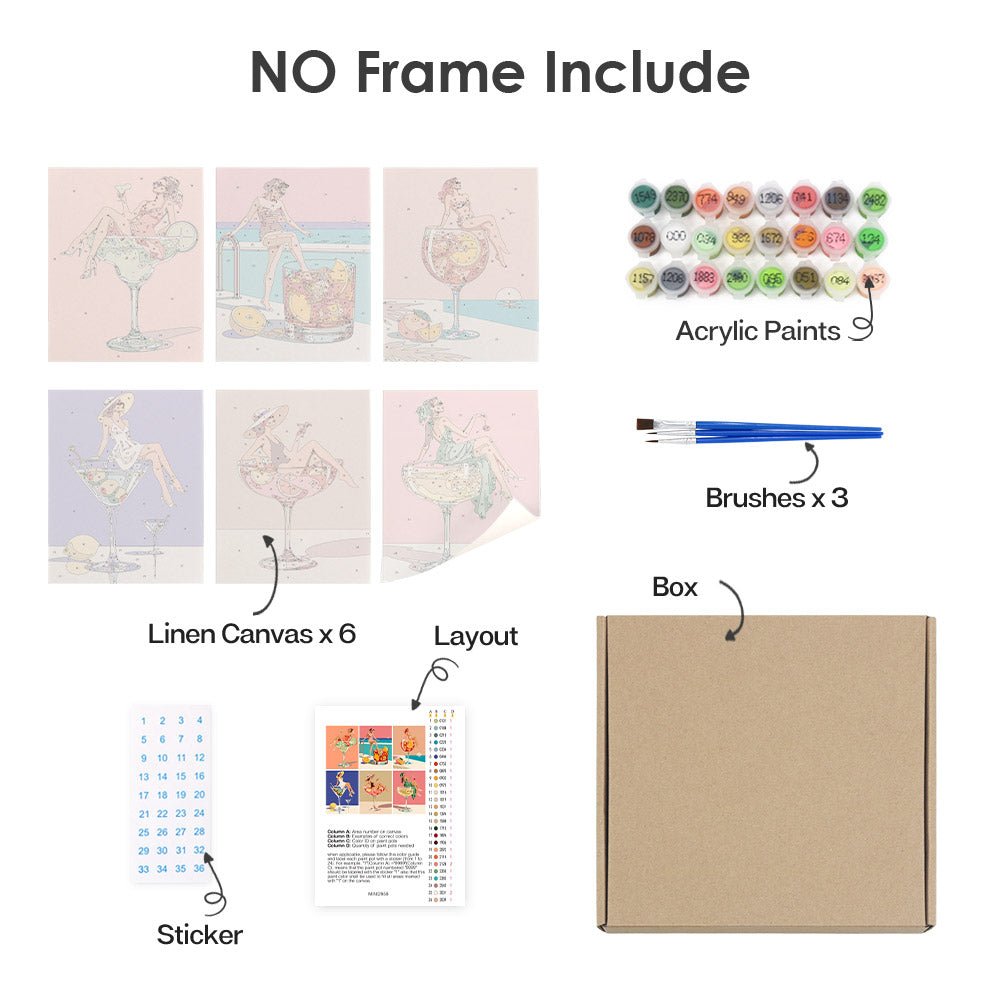 What's included with the no-frame version