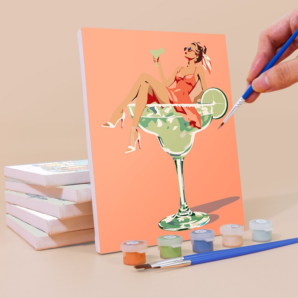 Cocktail Pin-Ups mini painting set