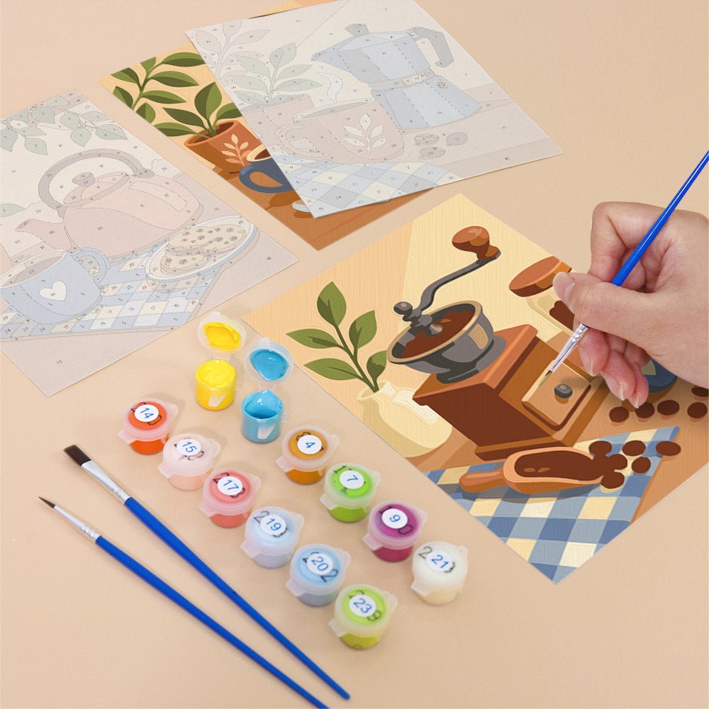 Coffee Break mini painting set