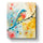 Colorful Bird in Abstract Nature - Bohemian Vibes