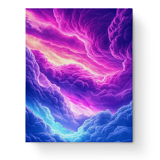 Colorful Cloudscape Serenity - Galaxies - Judy Paint