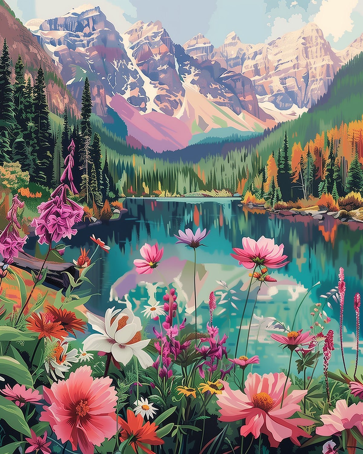 Colorful Landscape - Judy Paint