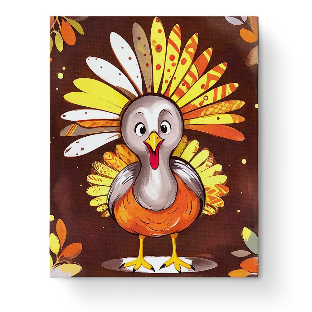 Colorful Turkey Delight - Kids - Judy Paint