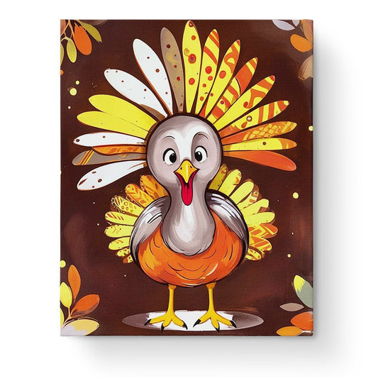 Colorful Turkey Delight - Kids - Judy Paint