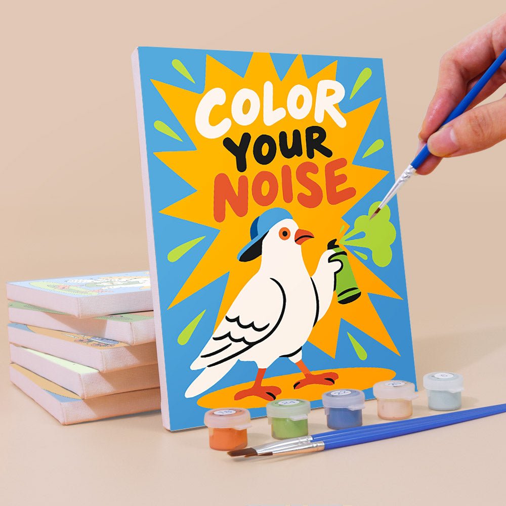 Cool Bird Slogans mini painting set