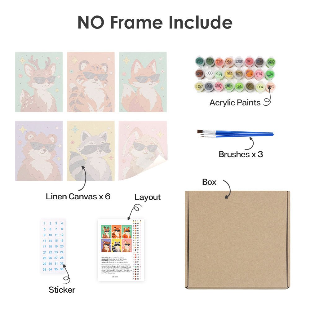 What's included with the no-frame version