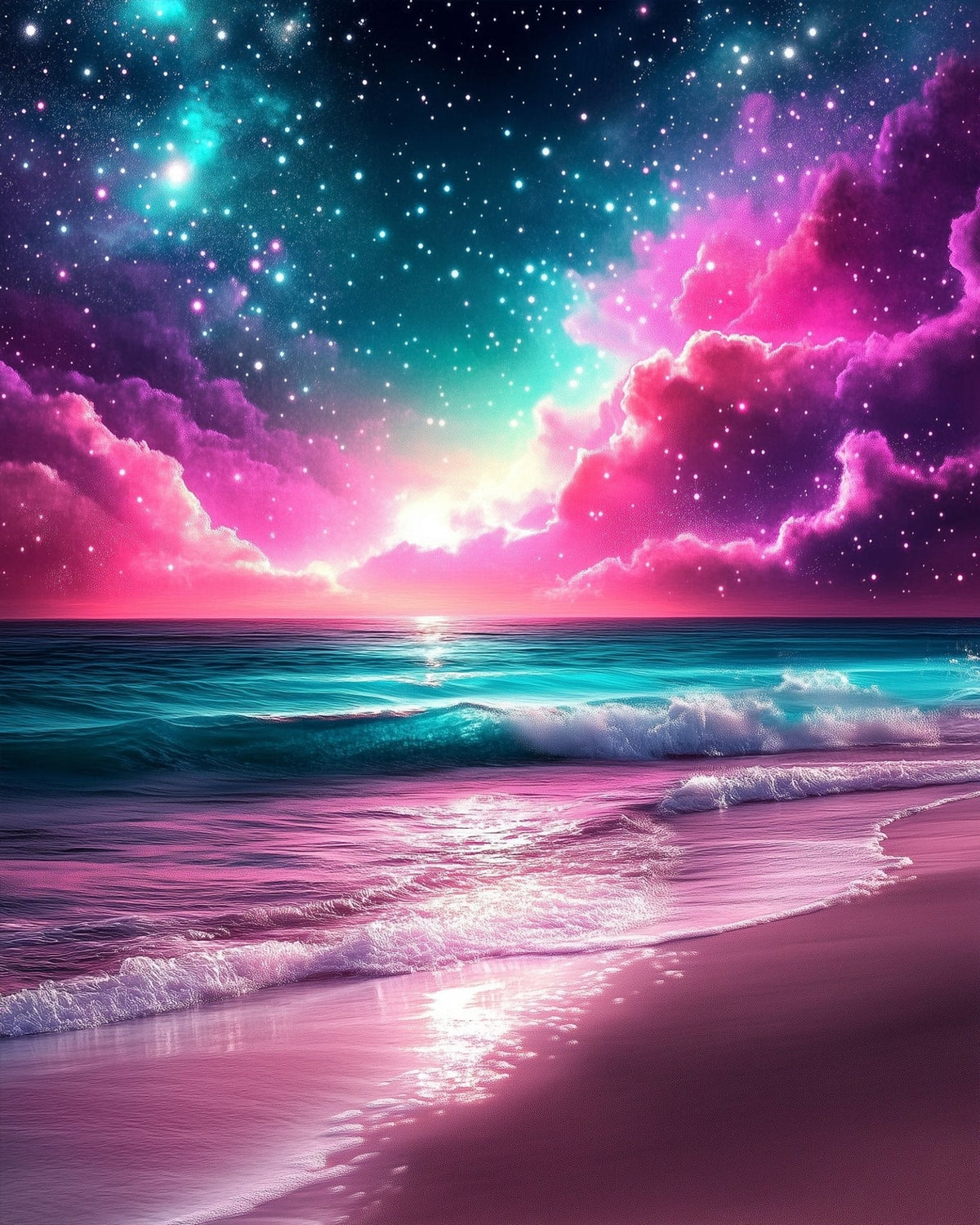 Cosmic Ocean Dreamscape - Galaxies - Judy Paint