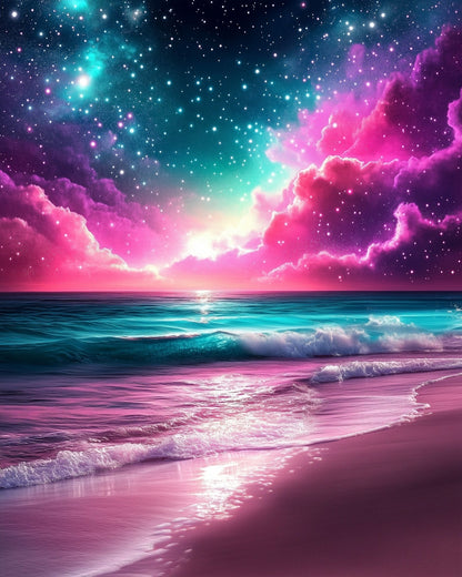 Cosmic Ocean Dreamscape - Galaxies - Judy Paint