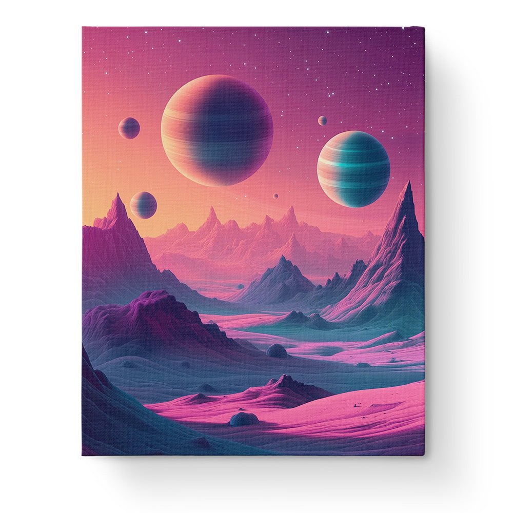 Cosmic Planetary Vista - Galaxies - Judy Paint