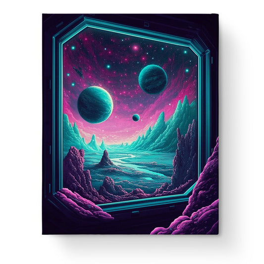 Cosmic View Serenity - Galaxies - Judy Paint