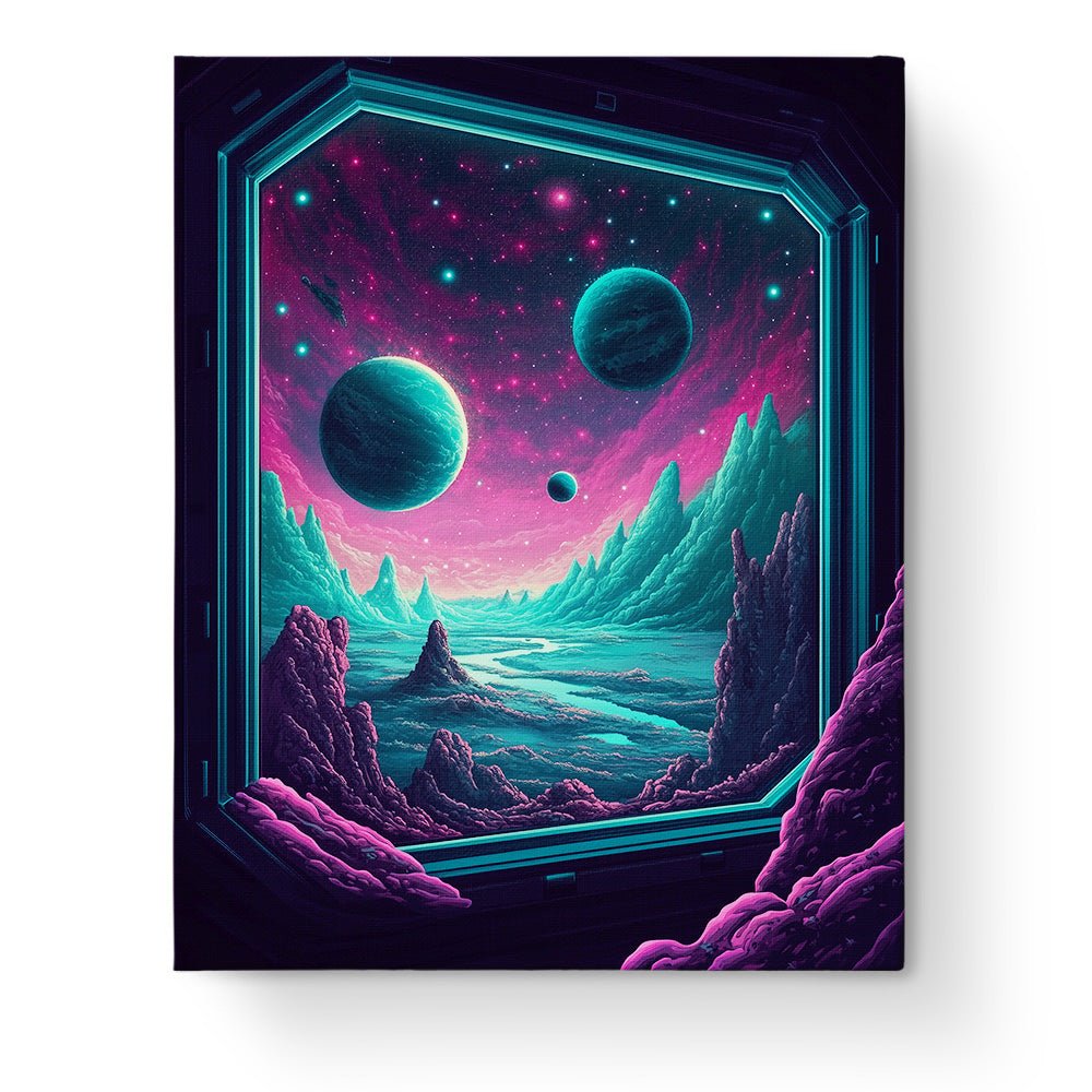 Cosmic View Serenity - Galaxies - Judy Paint