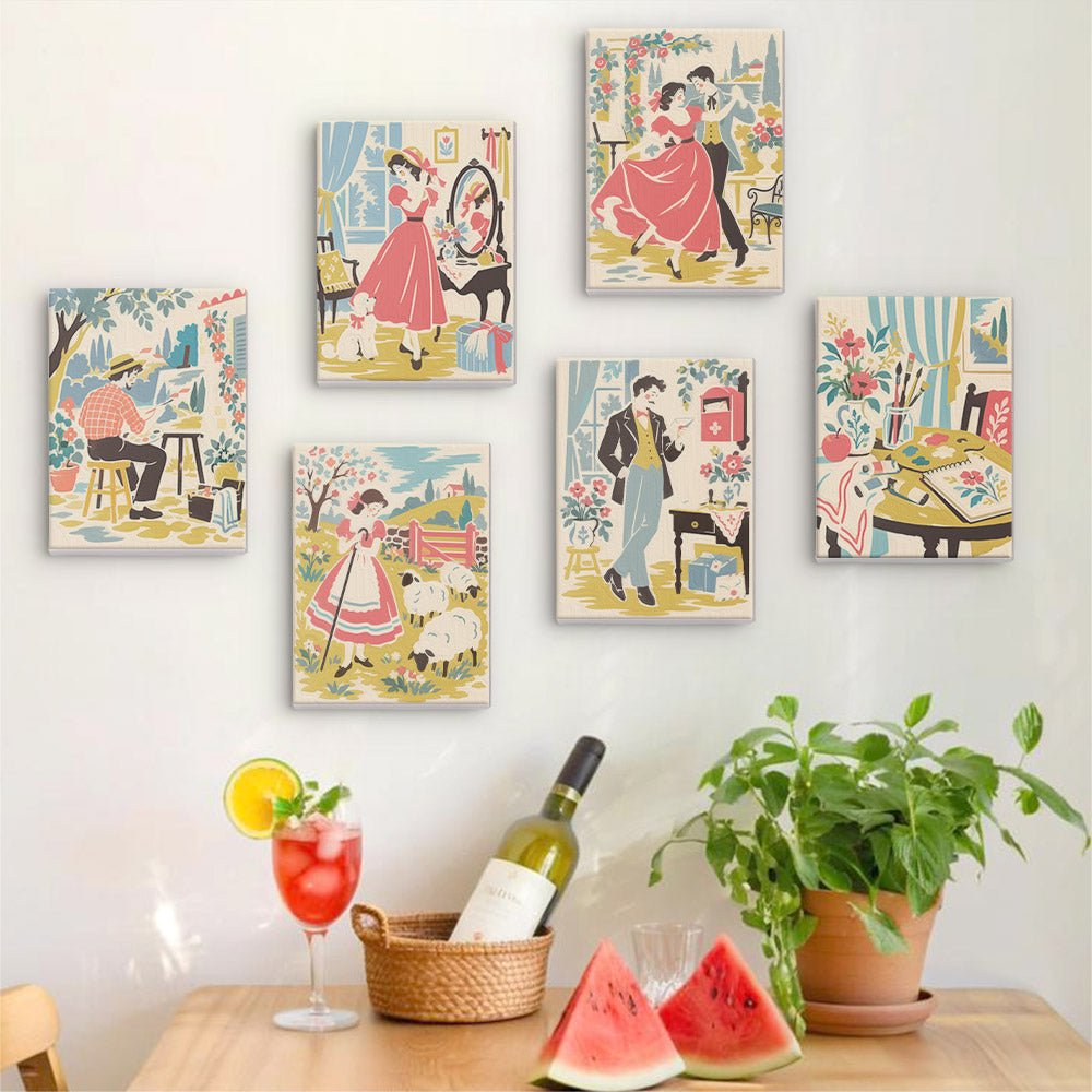 Countryside Romance mini painting set