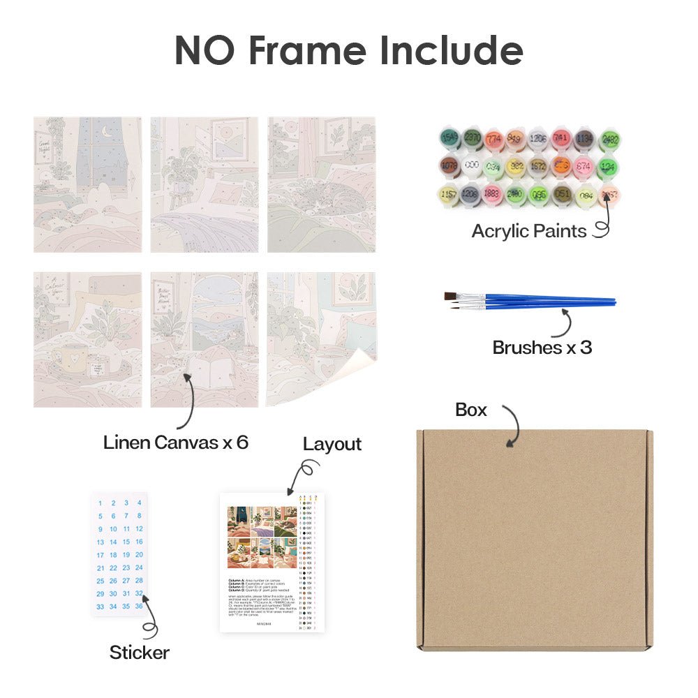 What's included with the no-frame version