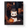 Cozy Cat with Jack-O'-Lantern - Halloween